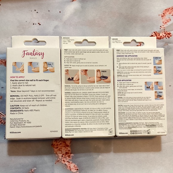 Kiss Medium Length Fake Nails 3-Box Bundle - Picture 2 of 11